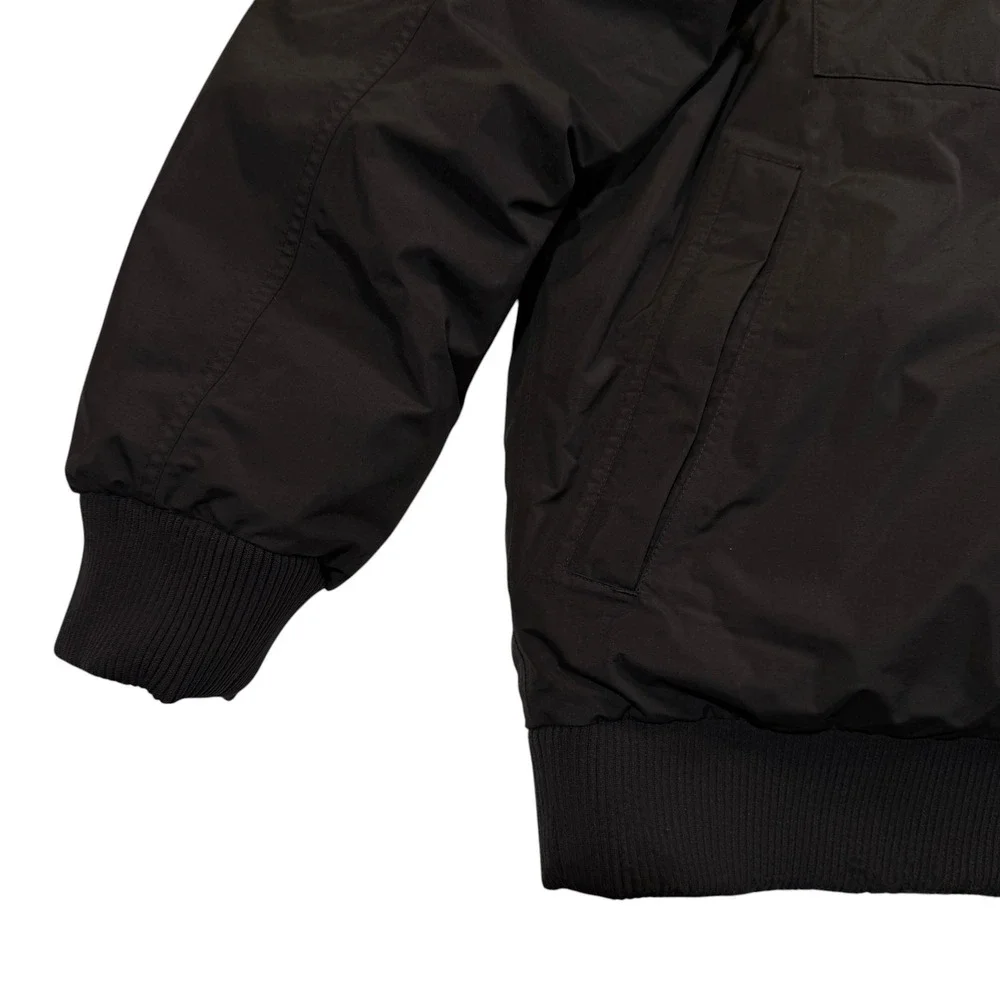 The North Face McMurdo Bomber Jacket Black Mens XXL NF0A5GD9 Faux Fur Hood